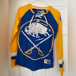 NWT Vintage style Buffalo sabres long sleeve tee Medium
